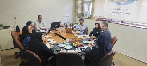 Meeting between the Translational Ophthalmology Research Center and the Iranian Management Association in the field of knowledge management